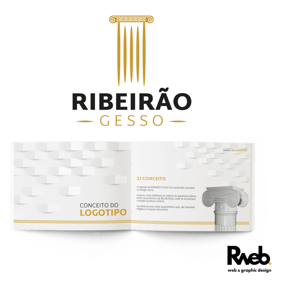 Logotipo e Manual da Marca Ribeirão Gesso Logotipo e Manual da Marca Ribeirão Gesso